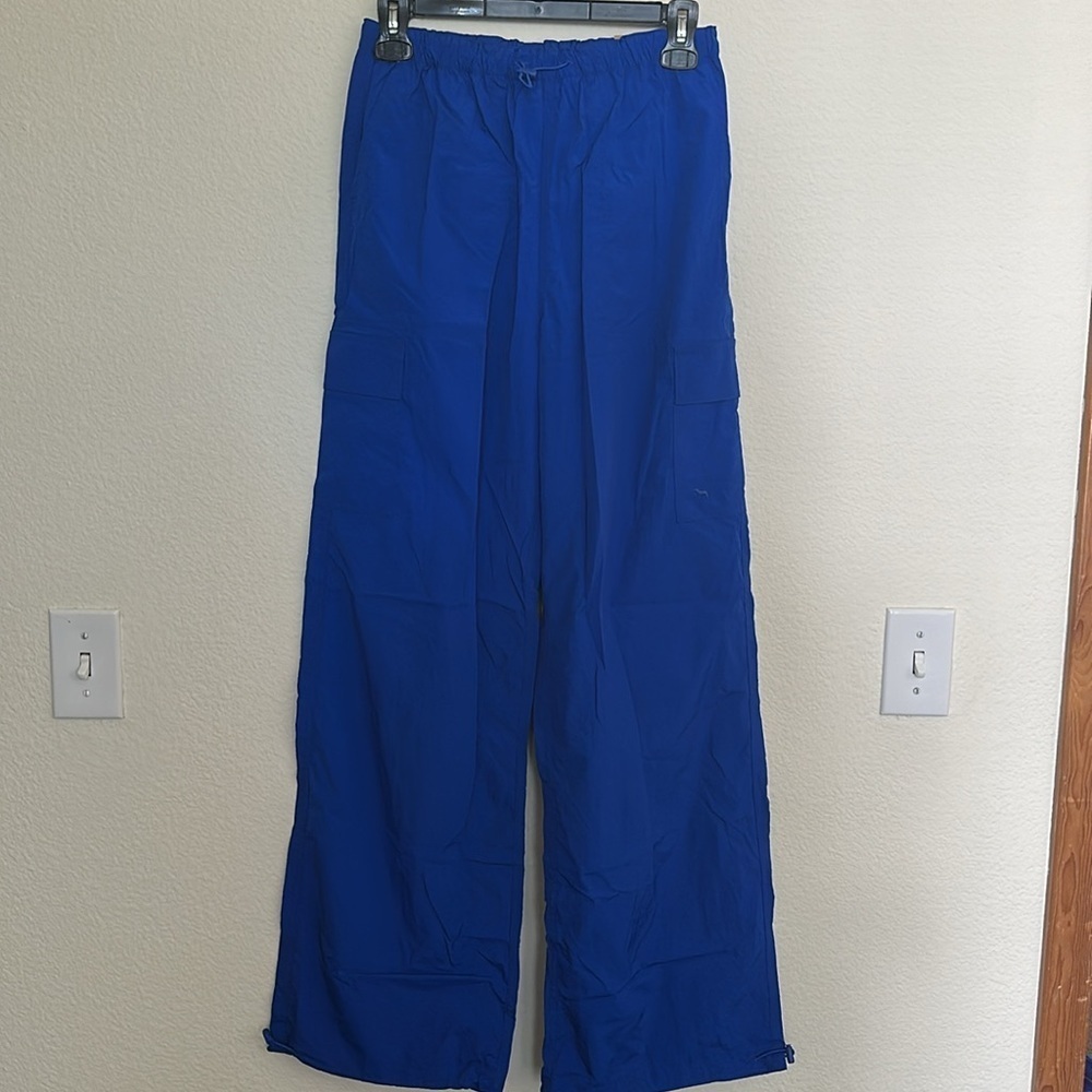 Pink Victoria’s Secret Parachute Pants - Blue